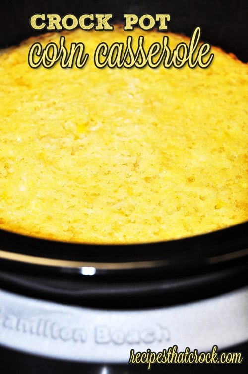 Crock Pot Corn Casserole