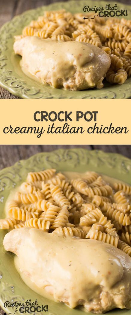 Creamy Italian Chicken - Recipes That Crock!