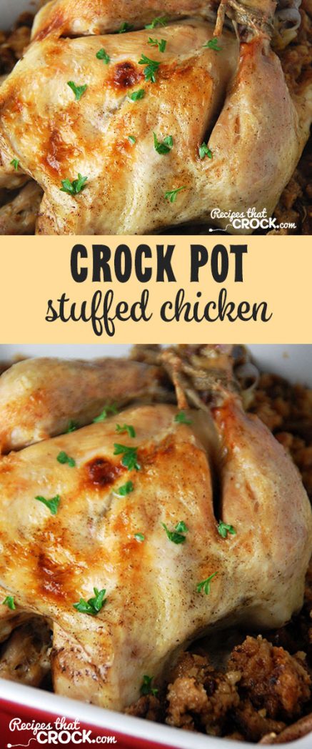 Stuffed Crock Pot Chicken - Recipes That Crock!