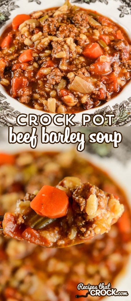 Crock Pot Beef Barley Soup - Recipes That Crock!
