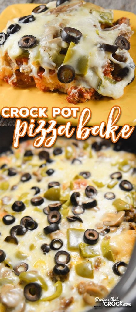Crock Pot Pizza Bake {Bubble Up} - Recipes That Crock!