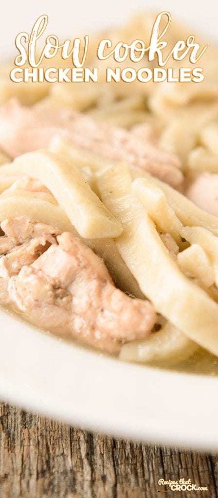 Slow Cooker Chicken Noodles - Recipes That Crock!