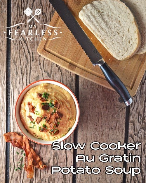 Slow Cooker AU gratin Potato Soup