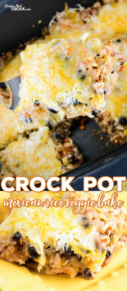Crock Pot Mexican Rice Veggie Bake - Recipes That Crock!