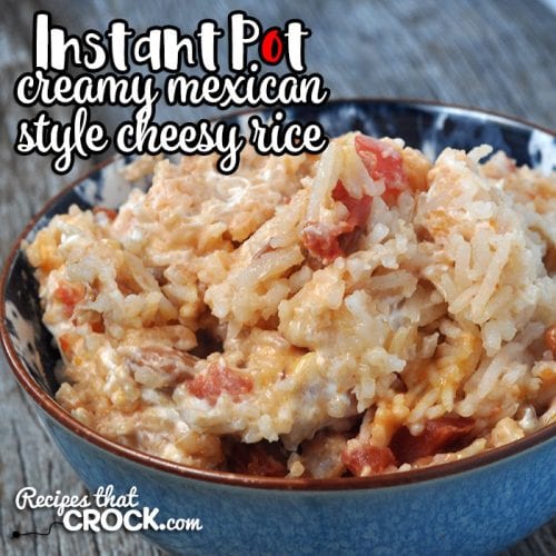 Instant Pot Cheesy Taco Rice - 365 Days of Slow Cooking and